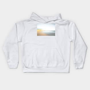 Beach in motion blur Kids Hoodie